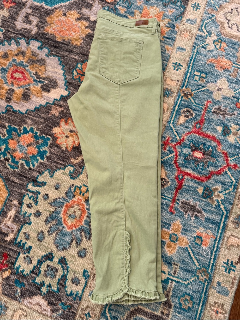 crown & ivy Light Mint Green Casual Pants